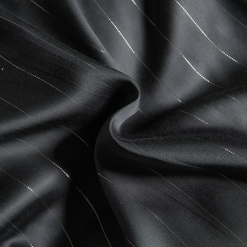 Afralia™ Eucalyptus Fiber Dark Gray Bedding Set: Soft, Silky Duvet Cover, Bed Sheet, Pillowcases