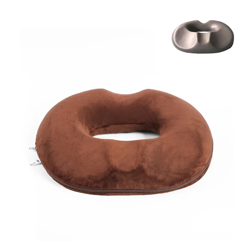 Afralia™ Hemorrhoid Prostate Health Seat Cushion: Removable Bamboo Charcoal Core Butt Cushion