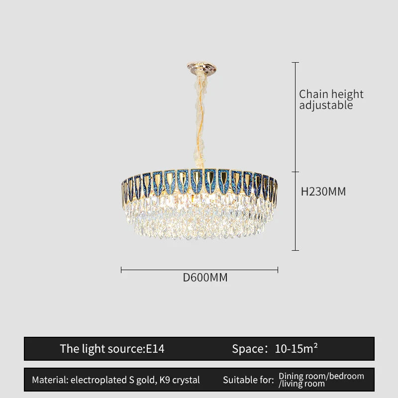 Afralia™ Crystal Chandelier: Modern Luxury Lighting for Home, Hotel, Restaurant