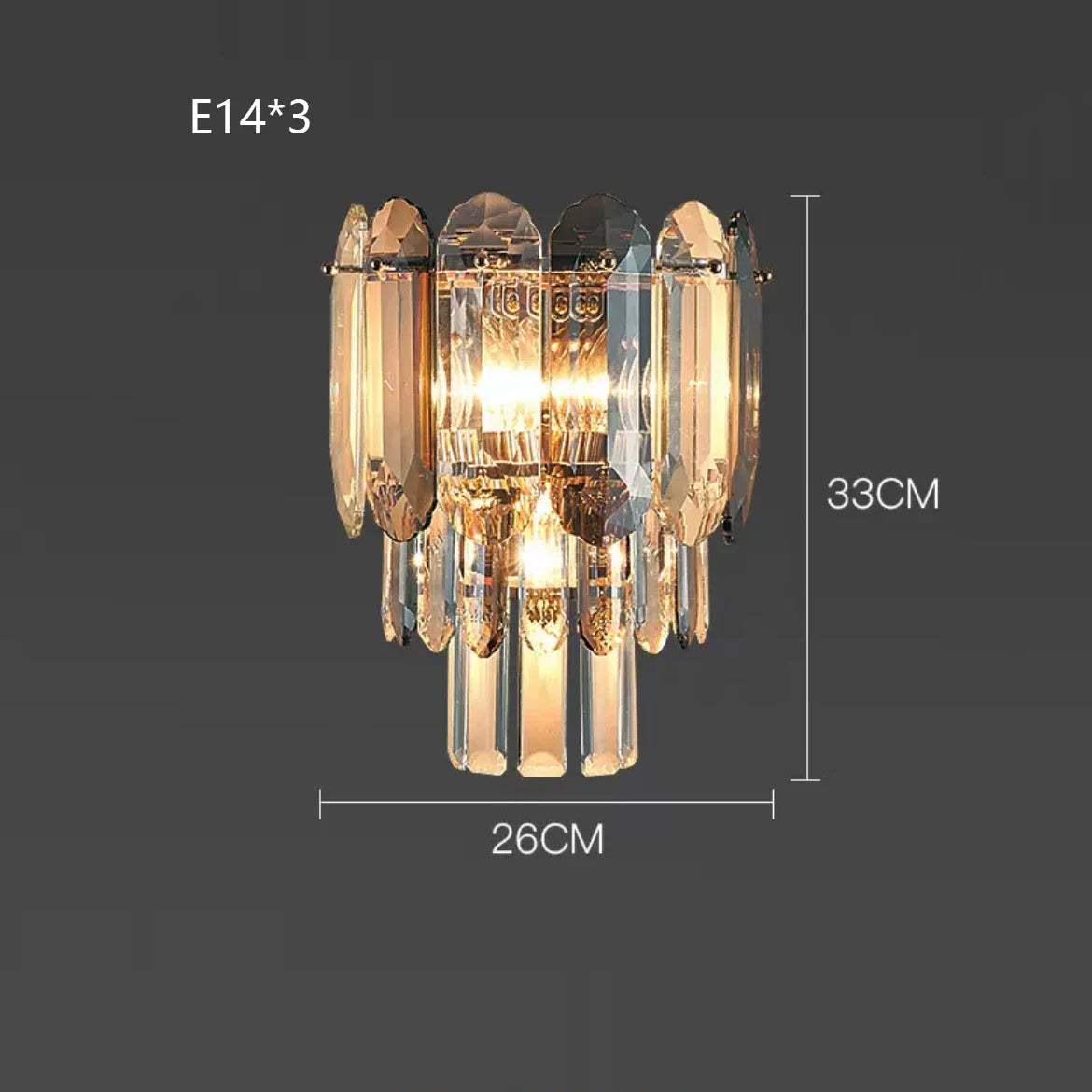 Afralia™ Crystal LED Wall Lamp: Minimalist Luxury Lighting for Living Room TV Background