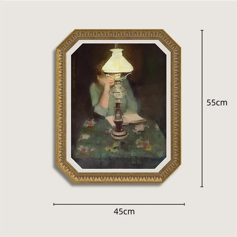 Afralia™ French Vintage Cupid Decorative Painting Set for Living Room Wall Decor