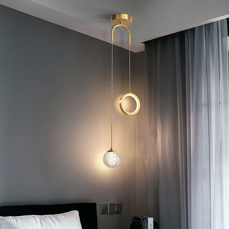 Afralia™ Modern LED Pendant Lights: Stylish Indoor Lighting for Home Living Room Kitchen Bedroom