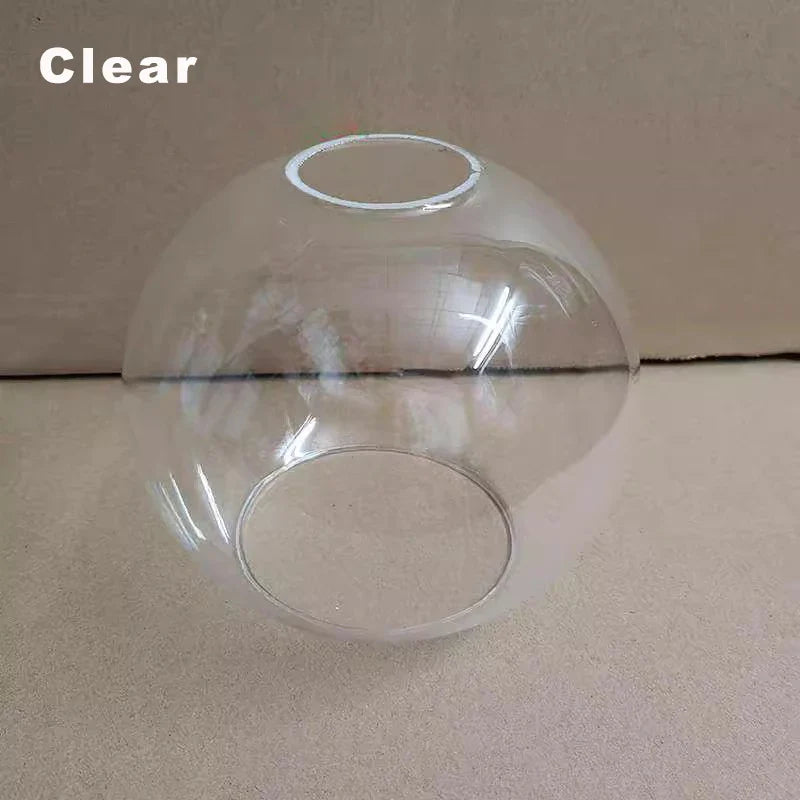 Afralia™ Glass Ball Up Down Lampshade E27/E28 Pendant Chandelier Ceiling Light Cover