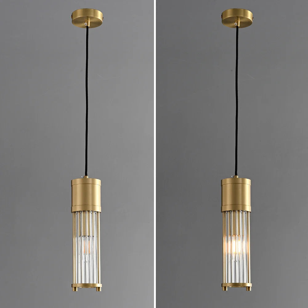 Afralia™ Glass Shade Pendant Lights for Kitchen Island & Dining Room