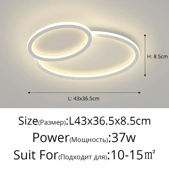 Afralia™ Modern Nordic Chandeliers for Master Bedroom and Living Room