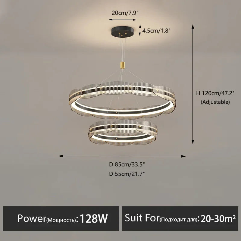 Afralia™ LED Pendant Light: Modern Minimalist Chandelier for Living, Dining, Kitchen, Bedroom, Office