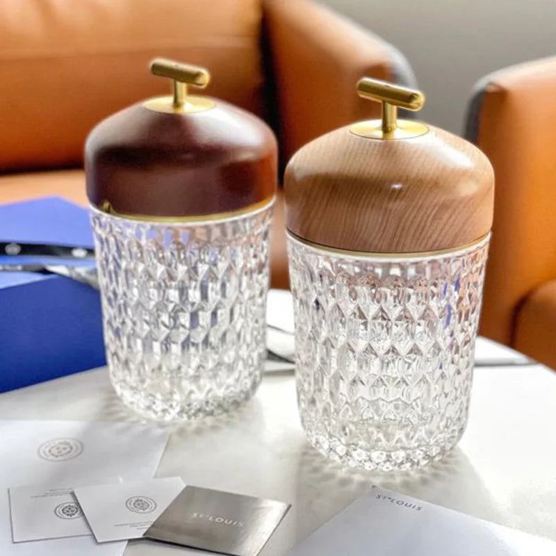 Afralia™ Conical Crystal Bedside Lamp: Elegant LED Reading Light for Home Decoration & Atmosphere