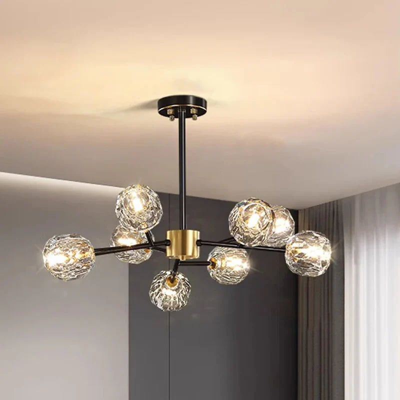 Afralia™ Modern Home Decor LED Pendant Light Chandeliers for Living Room Dining Room Lighting