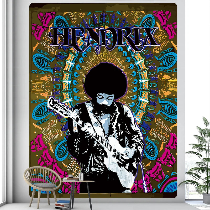 Afralia™ Psychedelic Space Astronaut Wall Tapestry - Hippie Boho Bedroom Decor