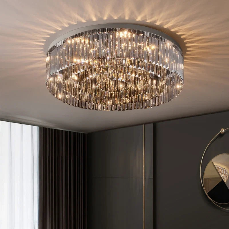 Afralia™ Crystal Chandelier: Luxury Nordic Ceiling Light for Home Interior Decoration