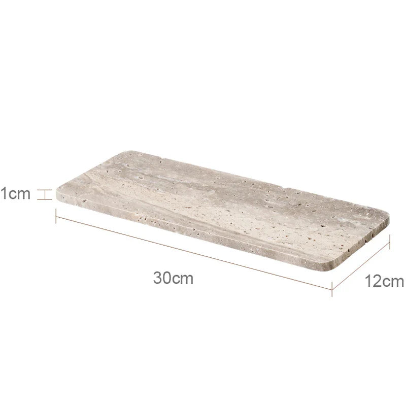 Afralia™ Natural Marble Bathroom Set with Soap Dispenser, Diffuser, & Holder Tray