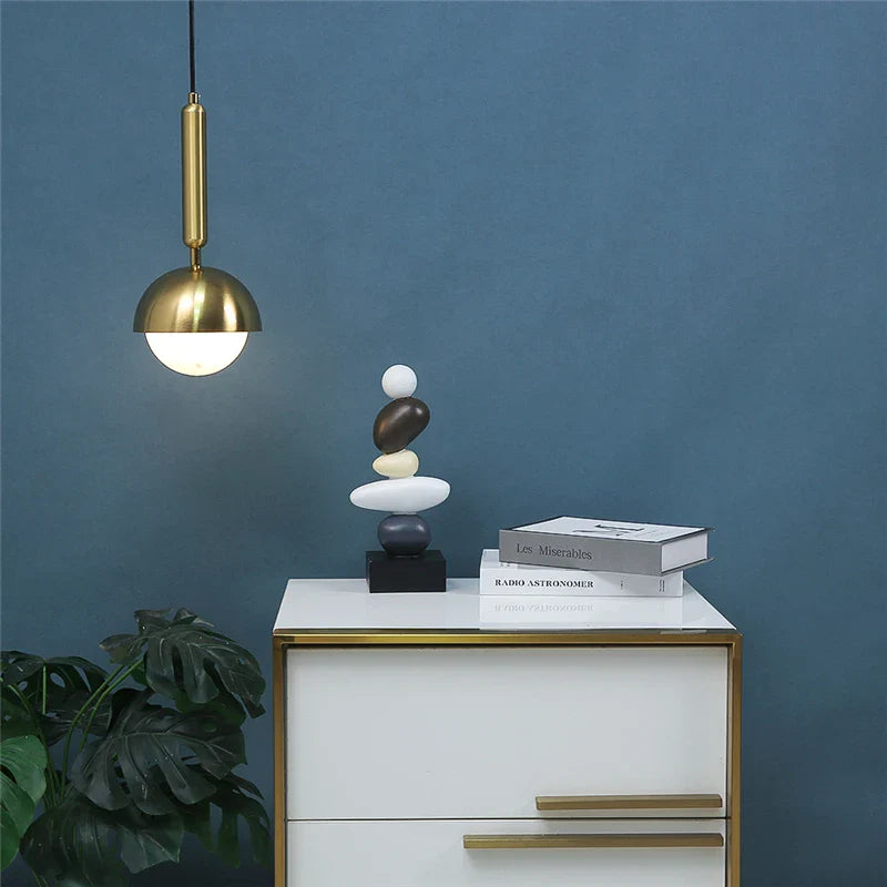 Afralia™ Glass Ball LED Pendant Chandelier for Home Decor and Modern Lighting