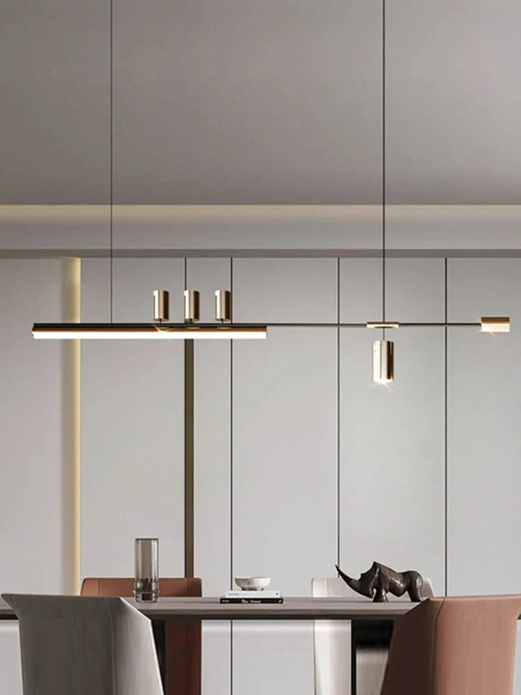 Afralia™ Modern Luxury LED Chandelier for Dining Room, Living Room, Kitchen, Bar, Office, and Desk