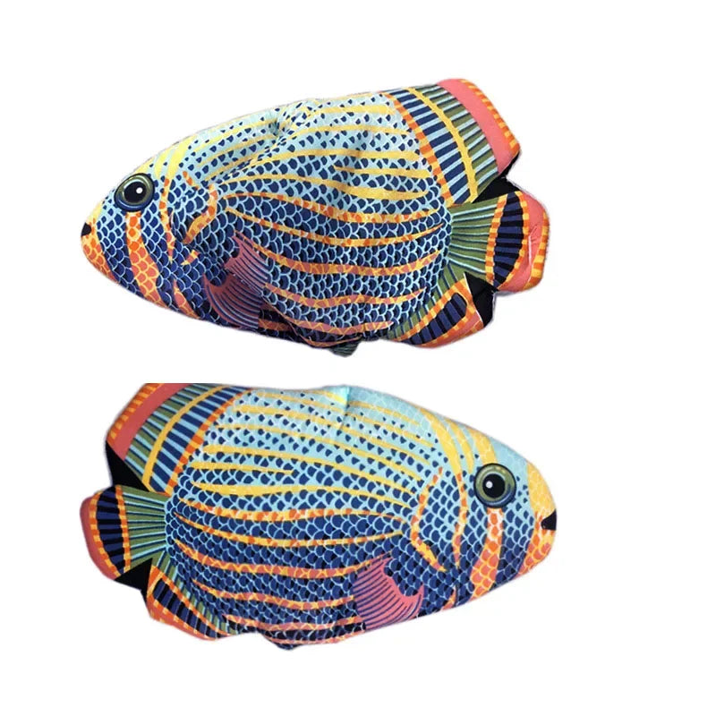 Afralia™ Fish Shape Oven Mitt: Colorful, Non-Slip, Heat Resistant Cotton Glove