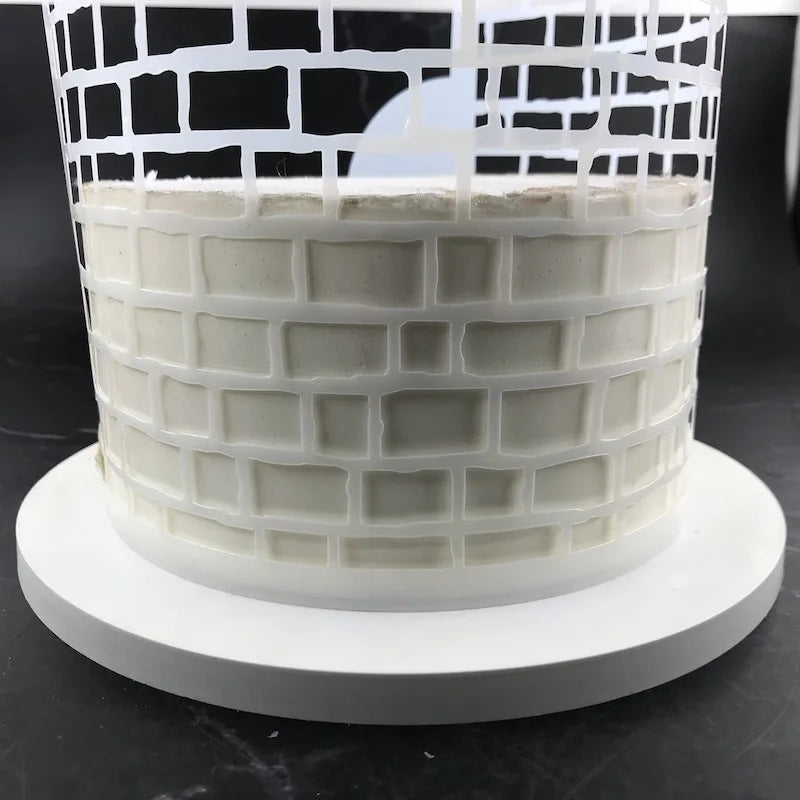 Afralia™ Fondant Cake Mesh Printing Mold for Decorating Tool - Sugar Sieve Biscuit Dessert Edge
