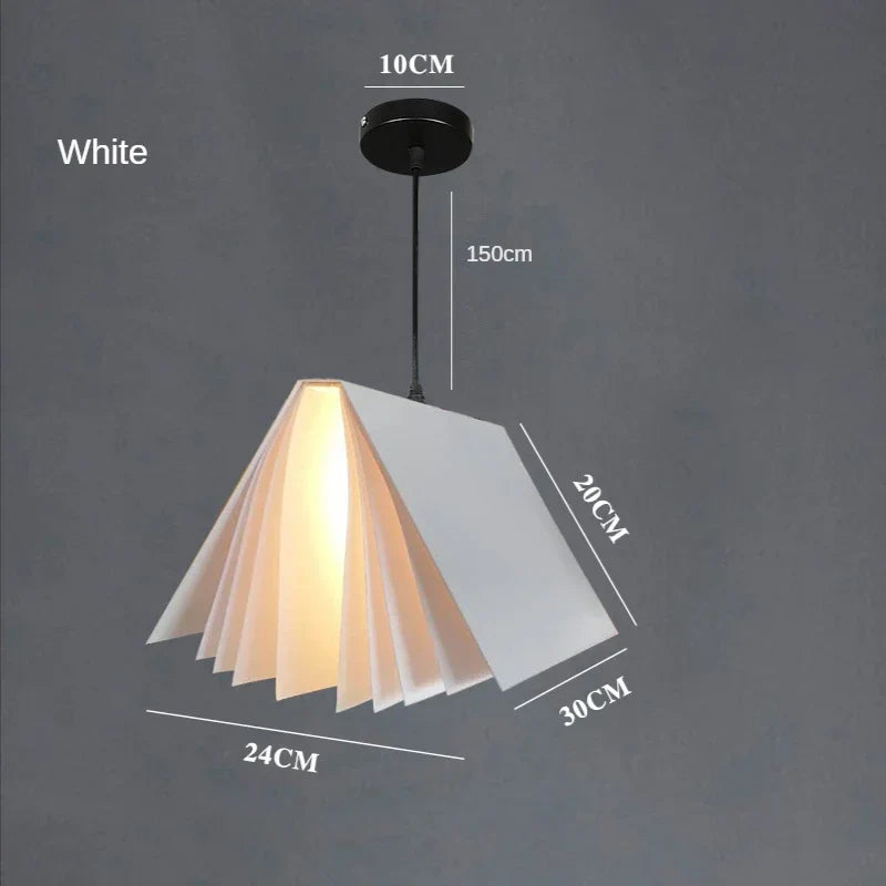 Afralia™ Book Pendant Lamp: LED Nordic Design for Living Room, Bedroom, and Children Room.