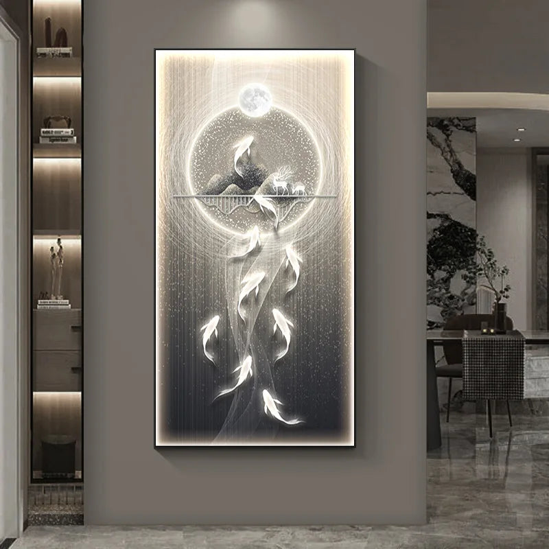 Afralia™ Modern LED Wall Lamp for Home Decor
