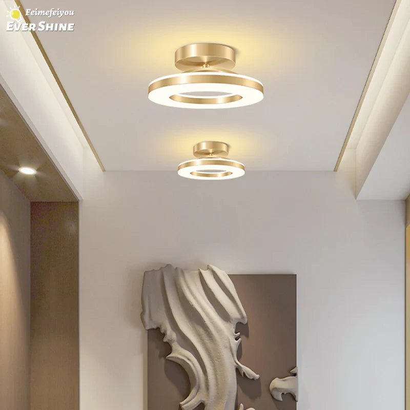 Afralia™ LED Ceiling Lamp for Home Decor Bedroom Dining Living Balcony Lighting