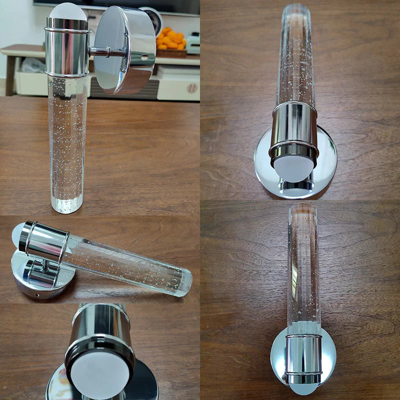 Afralia™ Bubble Crystal LED Wall Sconces for Home Indoor Decor
