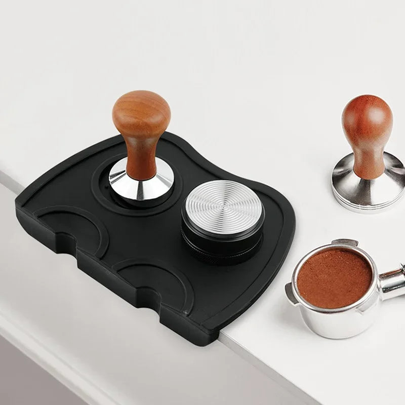 Afralia™ Silicone Espresso Tamper Holder Mat for 51MM 54MM 58MM Tamping Station