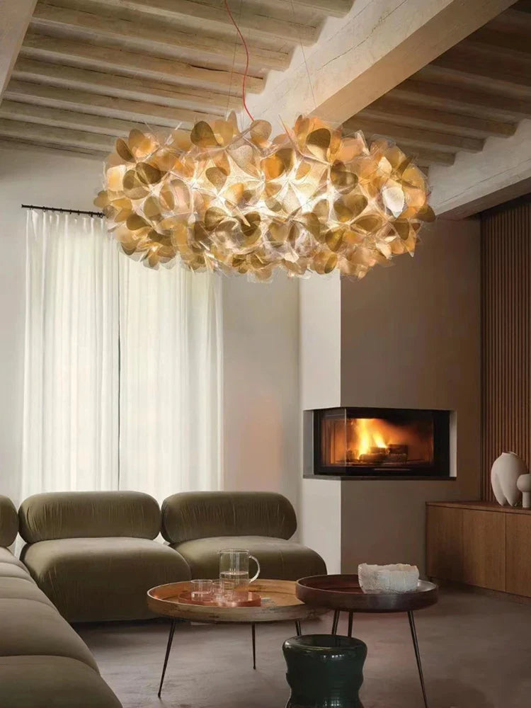 Afralia™ Petal Lustre LED Chandelier: Nordic Style Ceiling Light Fixture for Home Decor