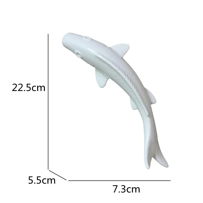 Afralia™ Ceramic Goldfish Lotus Leaf Wall Decoration Set