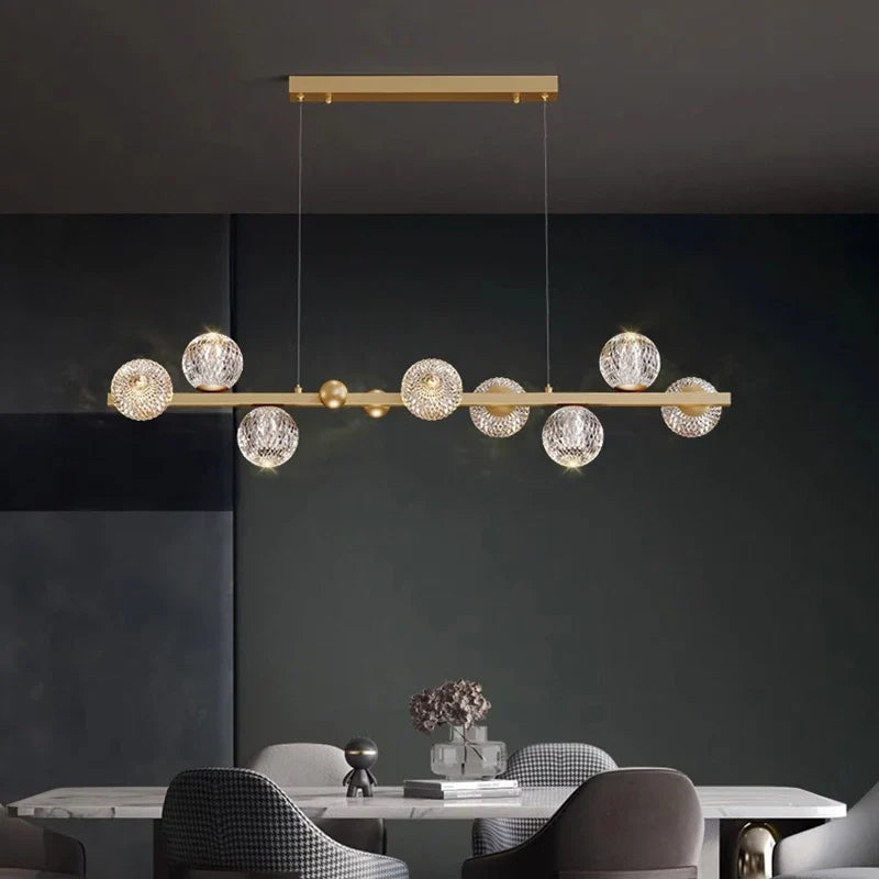 Afralia™ Modern Chandelier Pendant Light for Dining Room Ceiling - Indoor Hanging Lamp