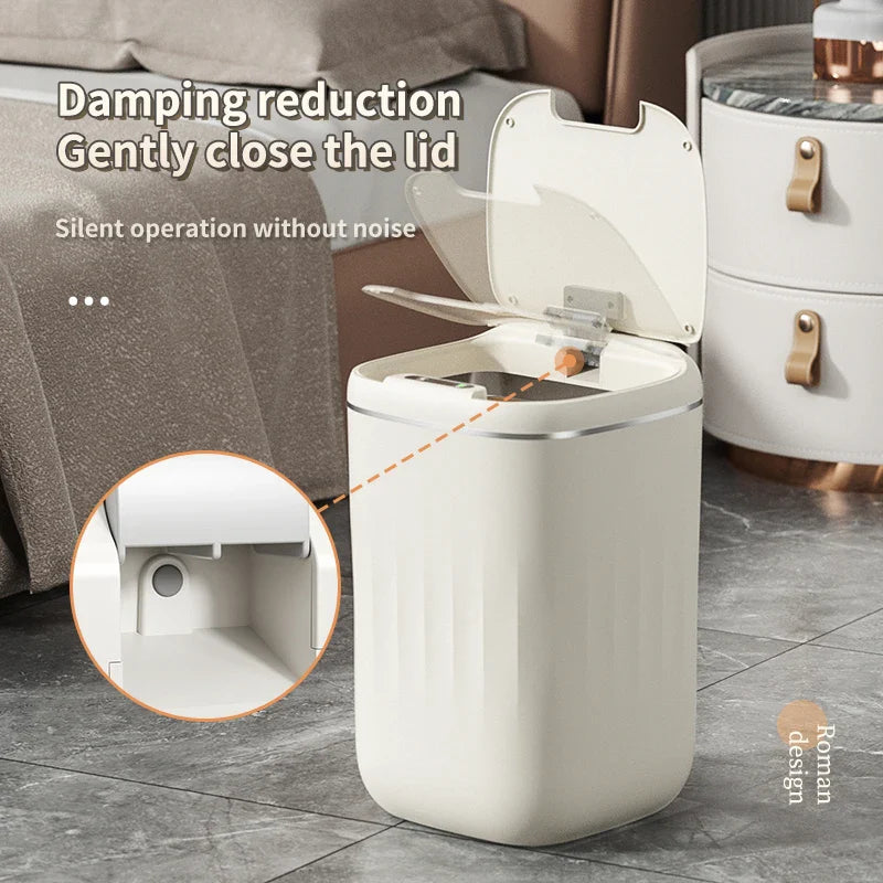 Afralia™ Smart Sensor Trash Can - Kitchen & Bathroom Garbage Bin