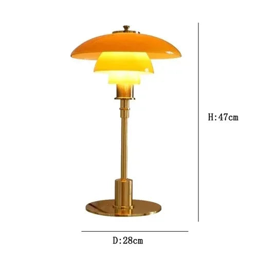 Afralia™ LED Glass Desk Lamp for Living Room Bedroom