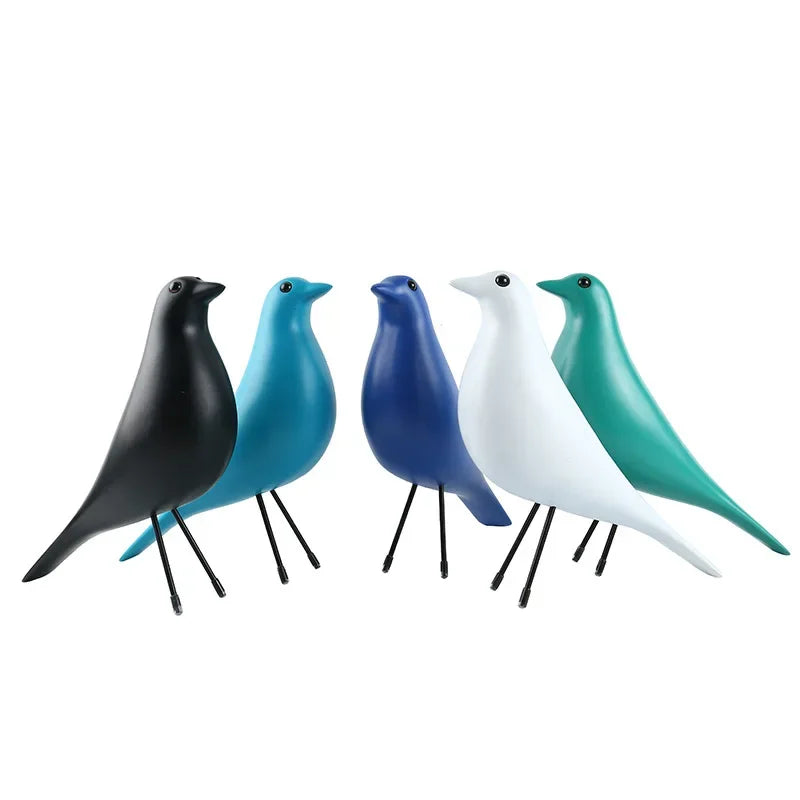 Afralia™ Porch Living Room Office Bird Resin Sculpture Decoration