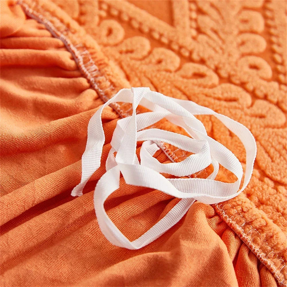 Afralia™ Jacquard Velvet Sofa Seat Covers: Luxury Polar Fleece Stretch Protector