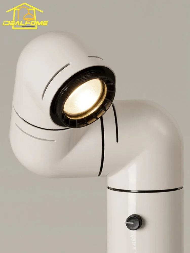 Afralia™ Red/White Tatu Floor Lamp: Modern Space Age Design for Living Room Sofas