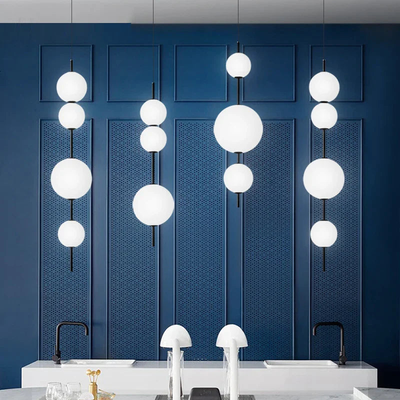 Afralia™ Modern Minimalist Bedside Chandelier for Home Décor