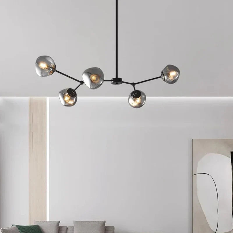 Afralia™ Modern LED Pendant Light Chandeliers for Living Room and Dining Room