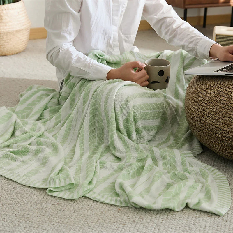 Afralia™ Bamboo Knitted Cooling Blanket