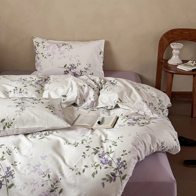 Afralia™ Floral Print Bedding Sets: Soft Comfort for All Seasons