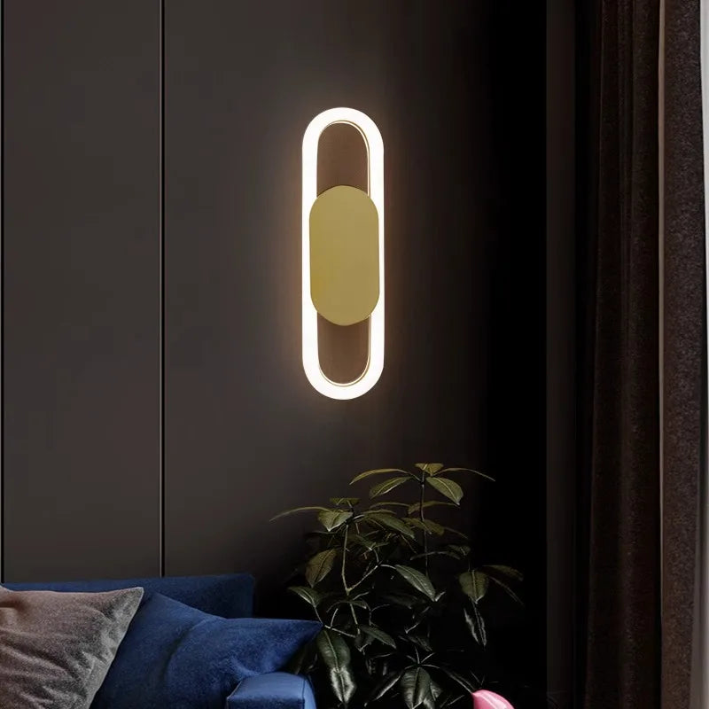 Afralia™ LED Wall Light: Modern, Creative & Nordic Style for Bedroom, Corridor & Background Walls