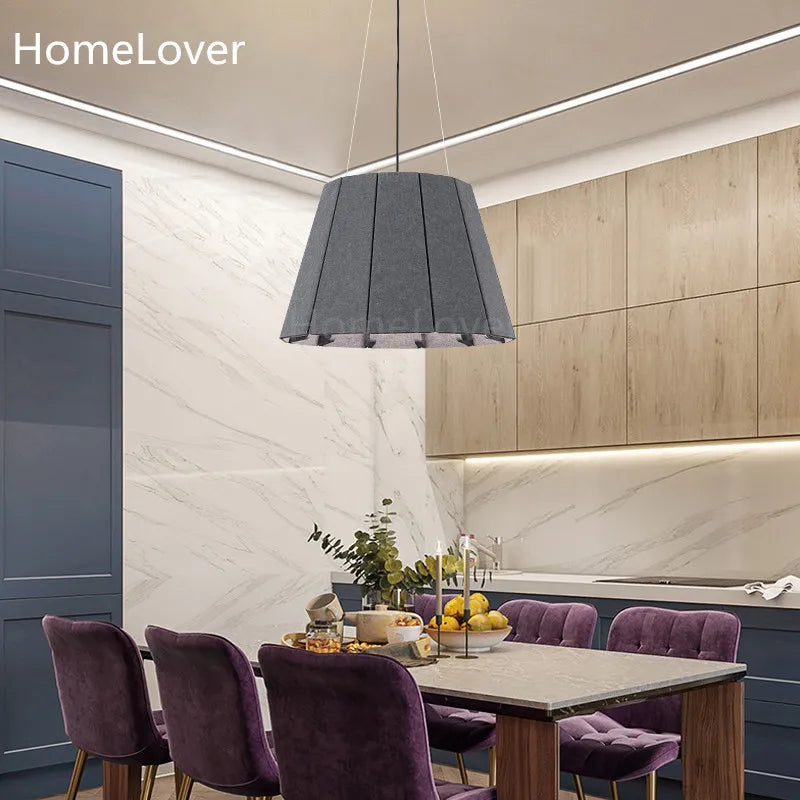 Afralia™ Echo Felt Pendant Light: Nordic Style, Creative Design, Color Lampshade, Living Room & Dining Lighting