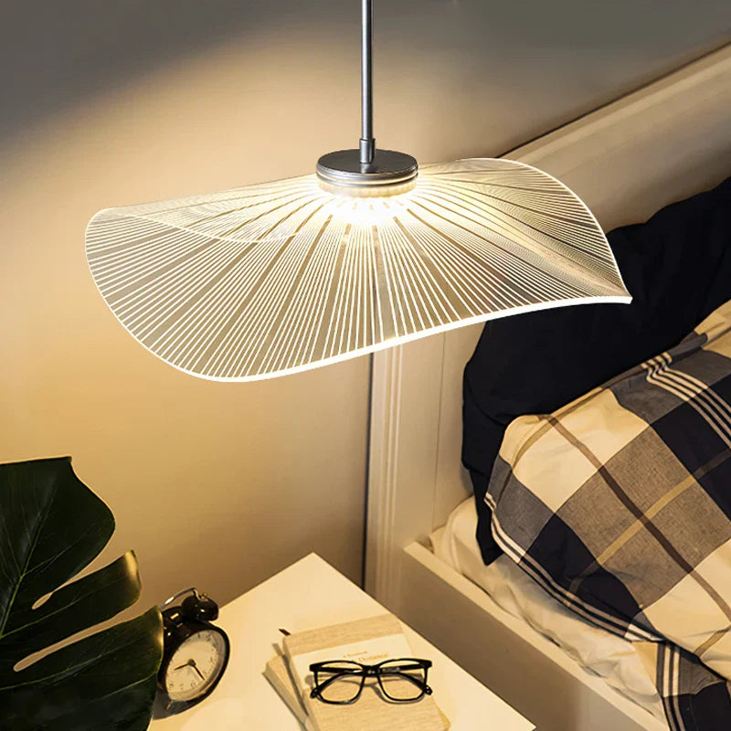 Afralia™ Lotus Leaf LED Chandelier: Modern Nordic Dimming Pendant Light for Living Room and Bedroom