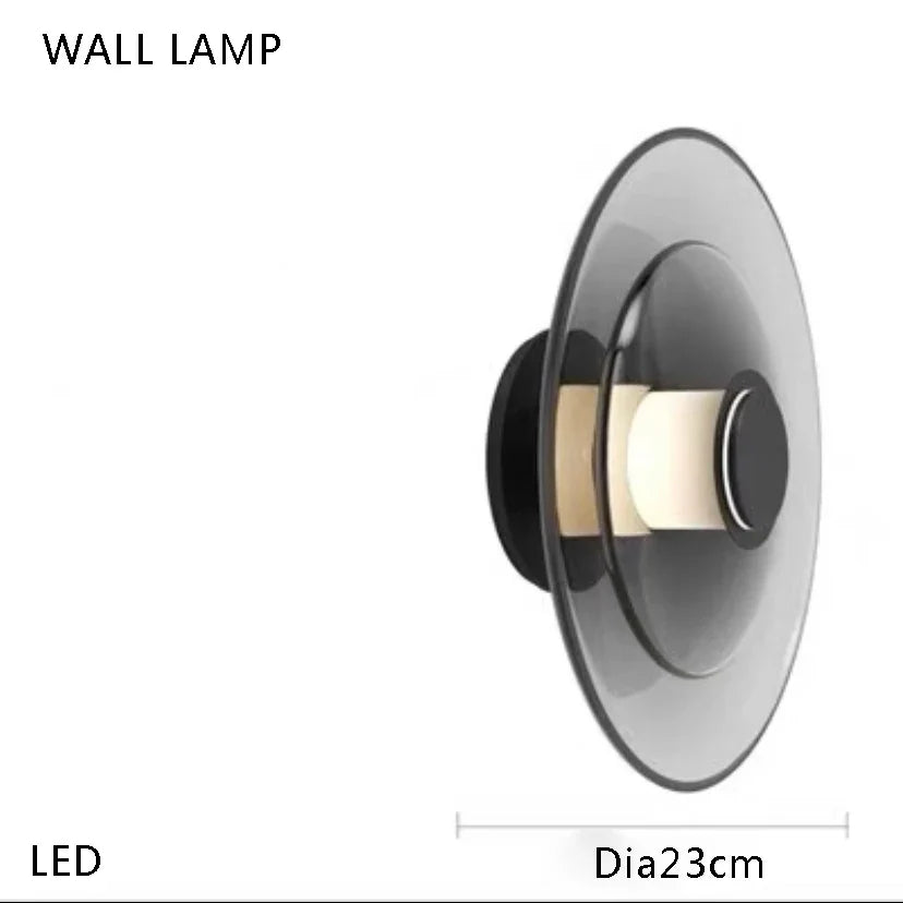 Afralia™ Rose Gold Blue Glass Table Lamp Luxury Decor Item