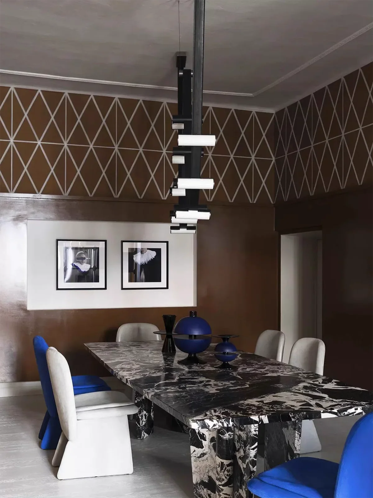 Afralia™ Black Leather Pendant Light for Dining Room Home Decor