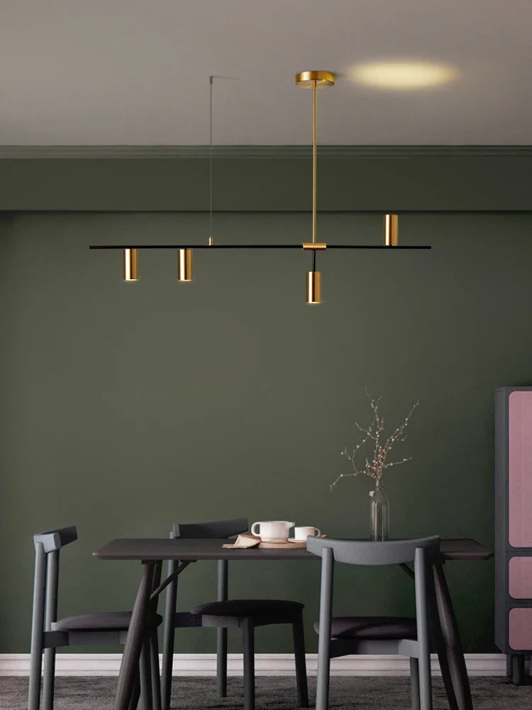 Afralia™ Nordic Plated Chandeliers: Elegant Dining Table & Bar Pendant Lamps