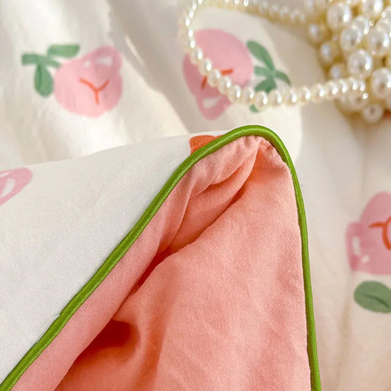 Afralia™ Printed Double Gauze Summer Quilt - Breathable & Skin-Friendly Cooling Comforter