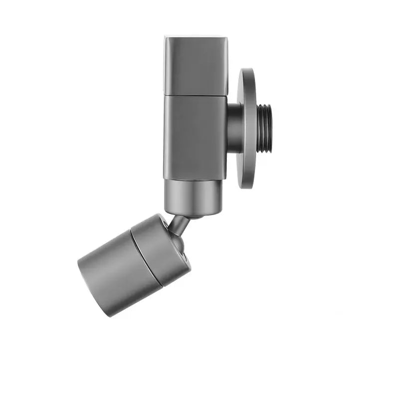 Afralia™ Square Chrome Mini Basin Tap - Wall Mounted Brass Faucet