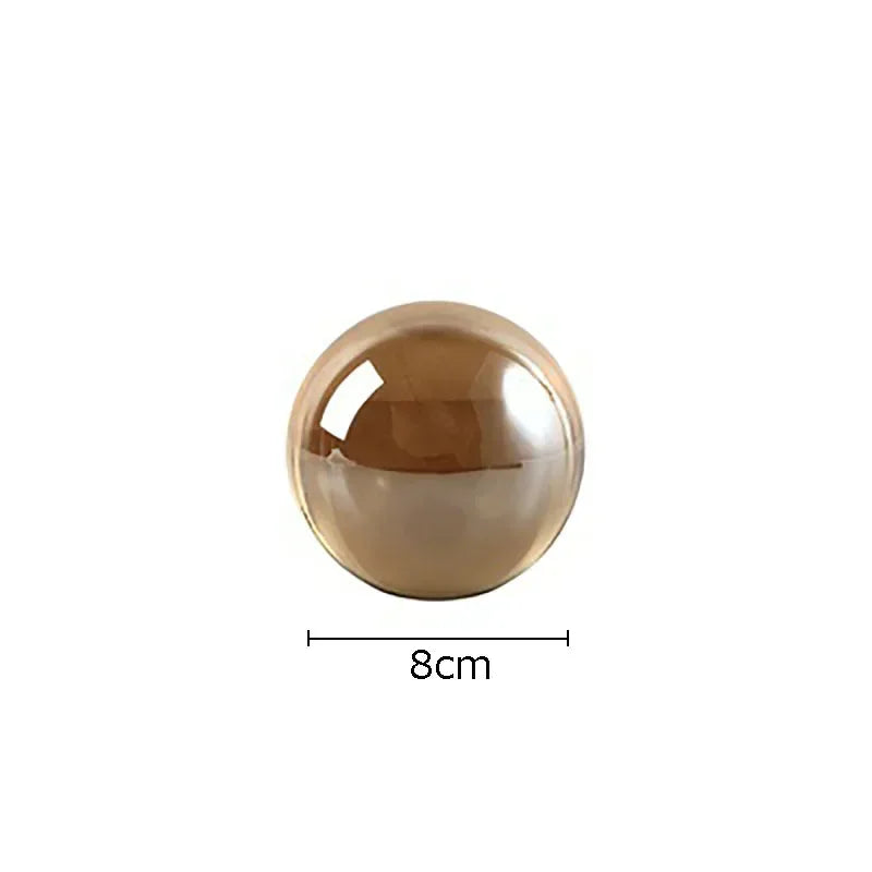 Afralia™ Geometric Crystal Artwork Polyhedron Sculpture Desk Decoration Modern Home Decor