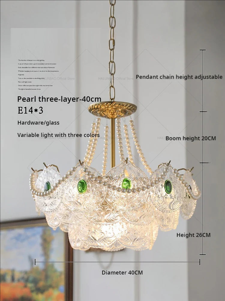 Afralia™ Crystal Chandelier: Modern Chic Pearl Light for Elegant Home Decor