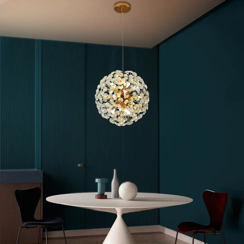 Afralia™ Modern LED Ceiling Chandelier for Home Decor & Lighting