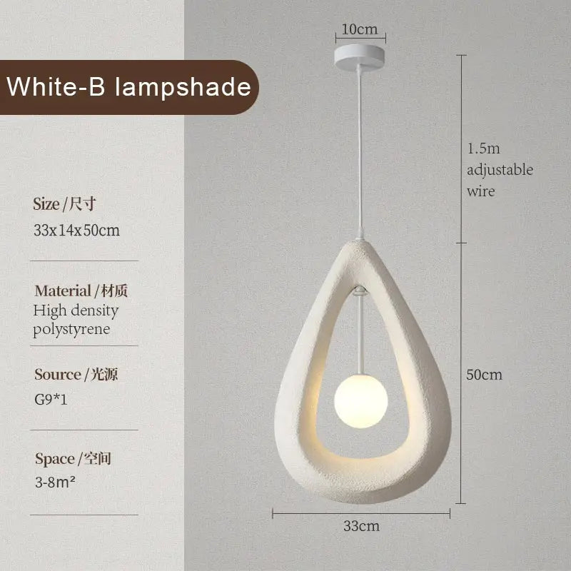 Afralia™ Nordic Design LED Pendant Lights Modern Living Room Chandelier