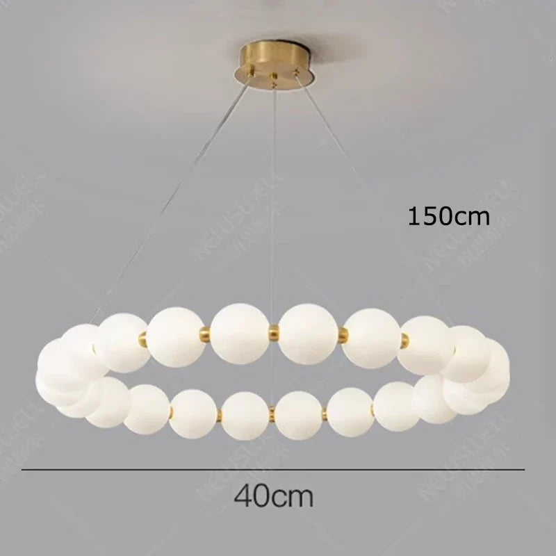 Afralia™ Modern LED Pendant Light Chandeliers for Living & Dining Room Decor