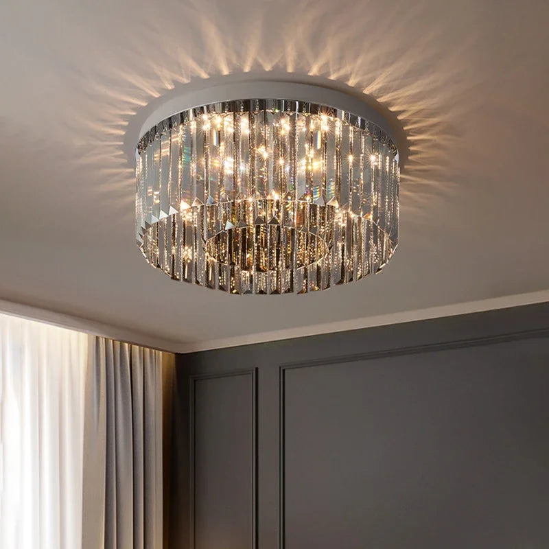 Afralia™ Crystal Chandelier: Luxury Nordic Ceiling Light for Home Interior Decoration